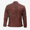 image 2025 01 09 174638292 - Men's Café Racer Leather Jacket - Quilted Shoulder