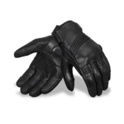 Touchscreen Leather Biker Gloves