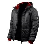 Black Puffer Winter Jacket
