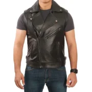 Biker Riding Leather Vest
