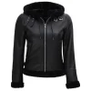 Hooded Shearling Jacket