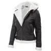 Brown Leather Shearling Jacket