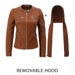 Brown Leather Motorcycle Jacket