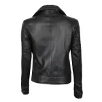 Black Motorcycle Leather Jacket