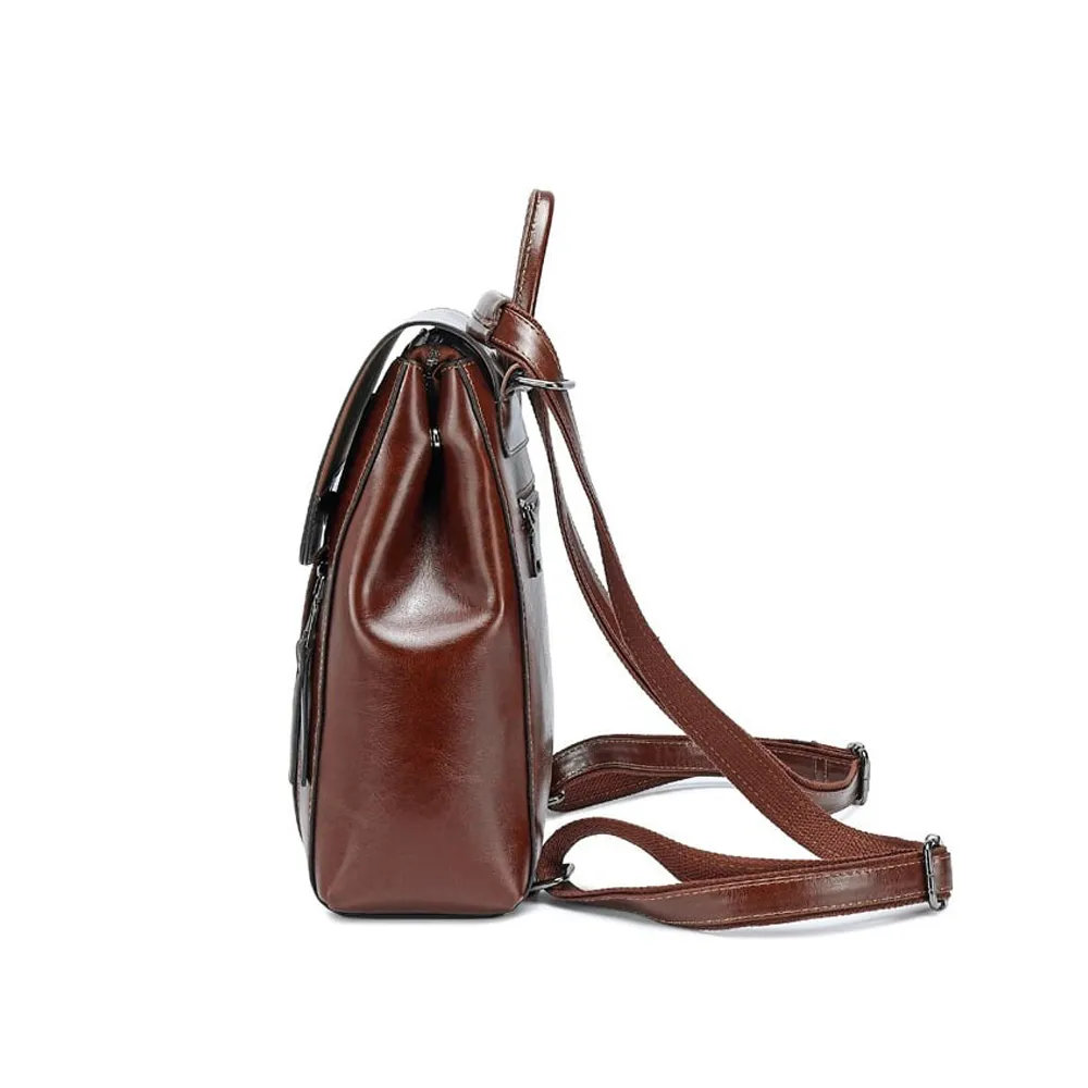 Leather Backpack Purse