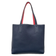 Blue Nuit Leather Bag Women