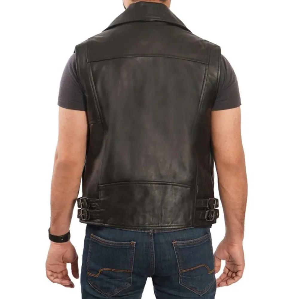 Biker Riding Leather Vest