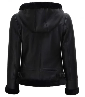 Hooded Shearling Jacket