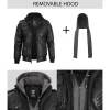 Black Bomber Leather Jacket