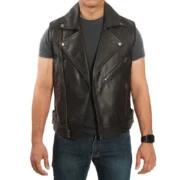 Biker Riding Leather Vest
