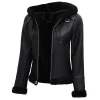 Hooded Shearling Jacket