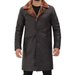 Dark Brown Shearling Coat