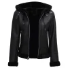 Hooded Shearling Jacket