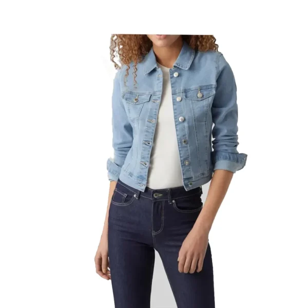 Plain Blue Denim Jacket