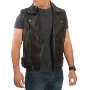 Biker Riding Leather Vest
