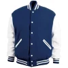 Navy & White Varsity Jacket