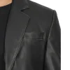 Black Leather Blazer