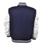 Navy & White Varsity Jacket