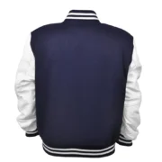 Navy & White Varsity Jacket