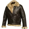 Shearling Leather Winter Jacket