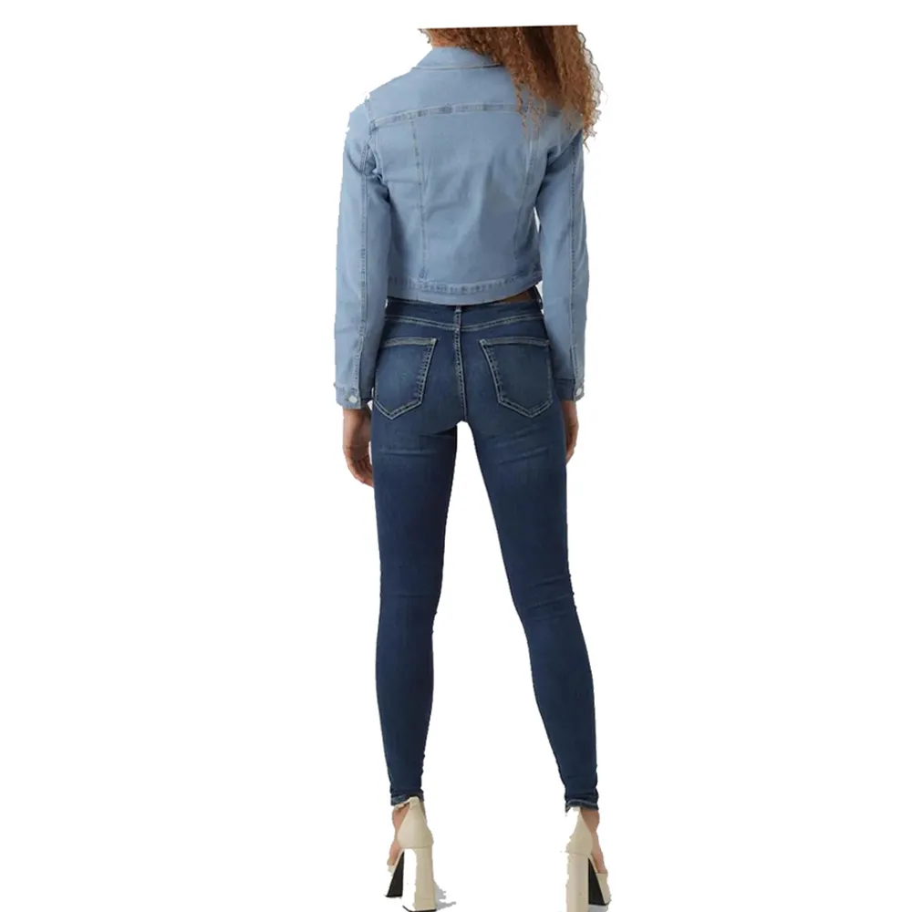 Plain Blue Denim Jacket