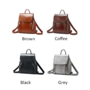 Leather Backpack Purse