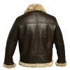 Shearling Leather Winter Jacket