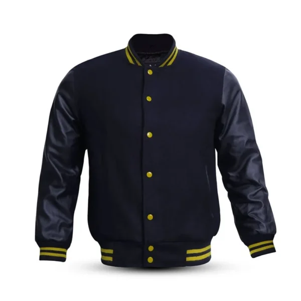 Varsity Wool Leather Jacket