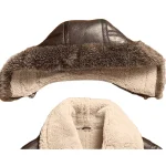 Brown Leather Winter Jacket
