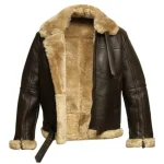 Shearling Leather Winter Jacket