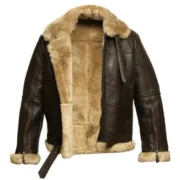 Shearling Leather Winter Jacket