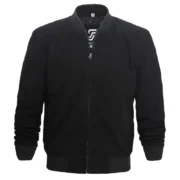 Suede Leather Bomber Jacket