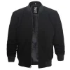 Suede Leather Bomber Jacket