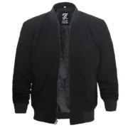 Suede Leather Bomber Jacket
