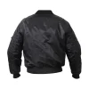 Black Lightweight Bomber Jacket