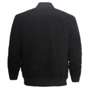 Suede Leather Bomber Jacket