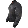 Black Lightweight Bomber Jacket