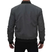 Casual Bomber Jacket in grey For Men