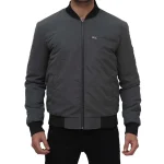 Casual Bomber Jacket in grey For Men