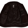 Give yourself a New Look with a Dark Brown Suede Leather Bomber Jacket For Men