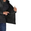 Mens Black Cowhide Leather Motorcycle Jacket by Jacket Field