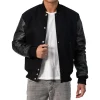 Black Varsity Letterman Jacket