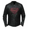Batman v Superman Mens Black Batman Celebrity Leather Jackets by Jacket Field