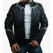 Panther Mens Black Celebrity Leather Jackets by Jacket Field