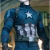 Mens Blue Leather Captain America Infinity War Jackets by Jacket Field