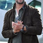 Mens Brown Celebrity Leather Jacket by Jacket Field