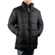 Mens Black Down Puffer Jacket by Jacket Field