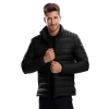 Kian Mens Black Puffer Jacket by Jacket Field