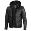 Black Leather Motorcycle Jacket