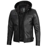 Black Leather Motorcycle Jacket